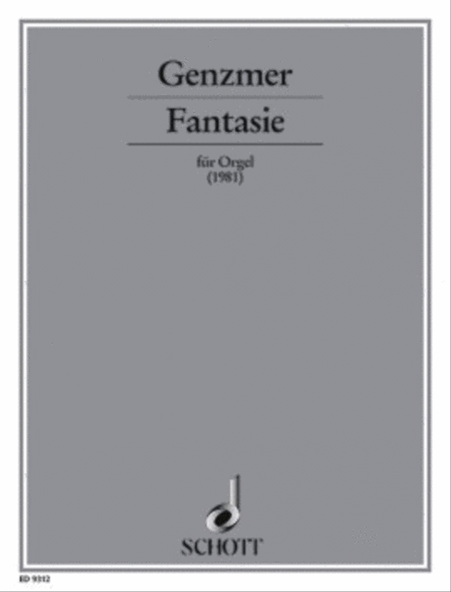 Fantasie Organ scores gallery preview page 1