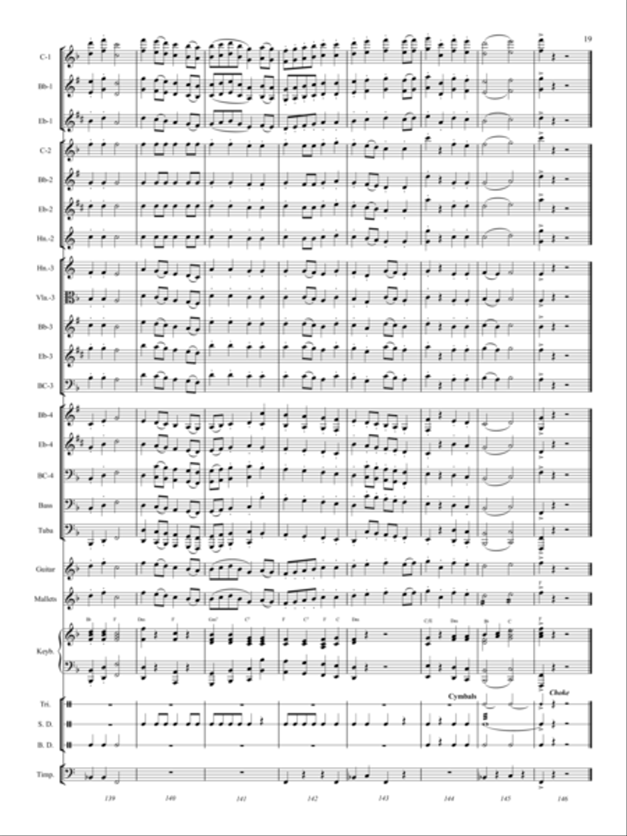 March March Concert Band scores gallery preview page 18