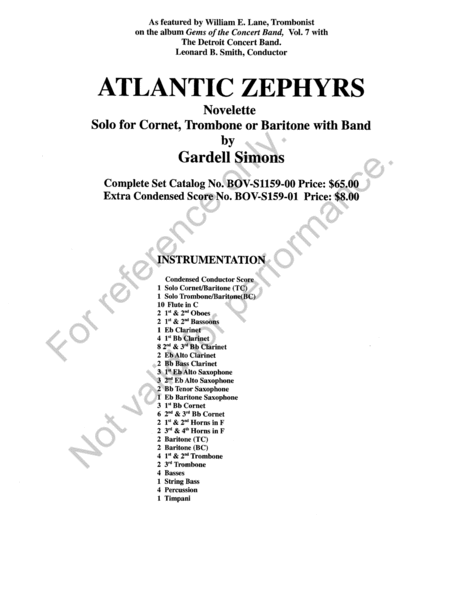 Atlantic Zephyrs image number null