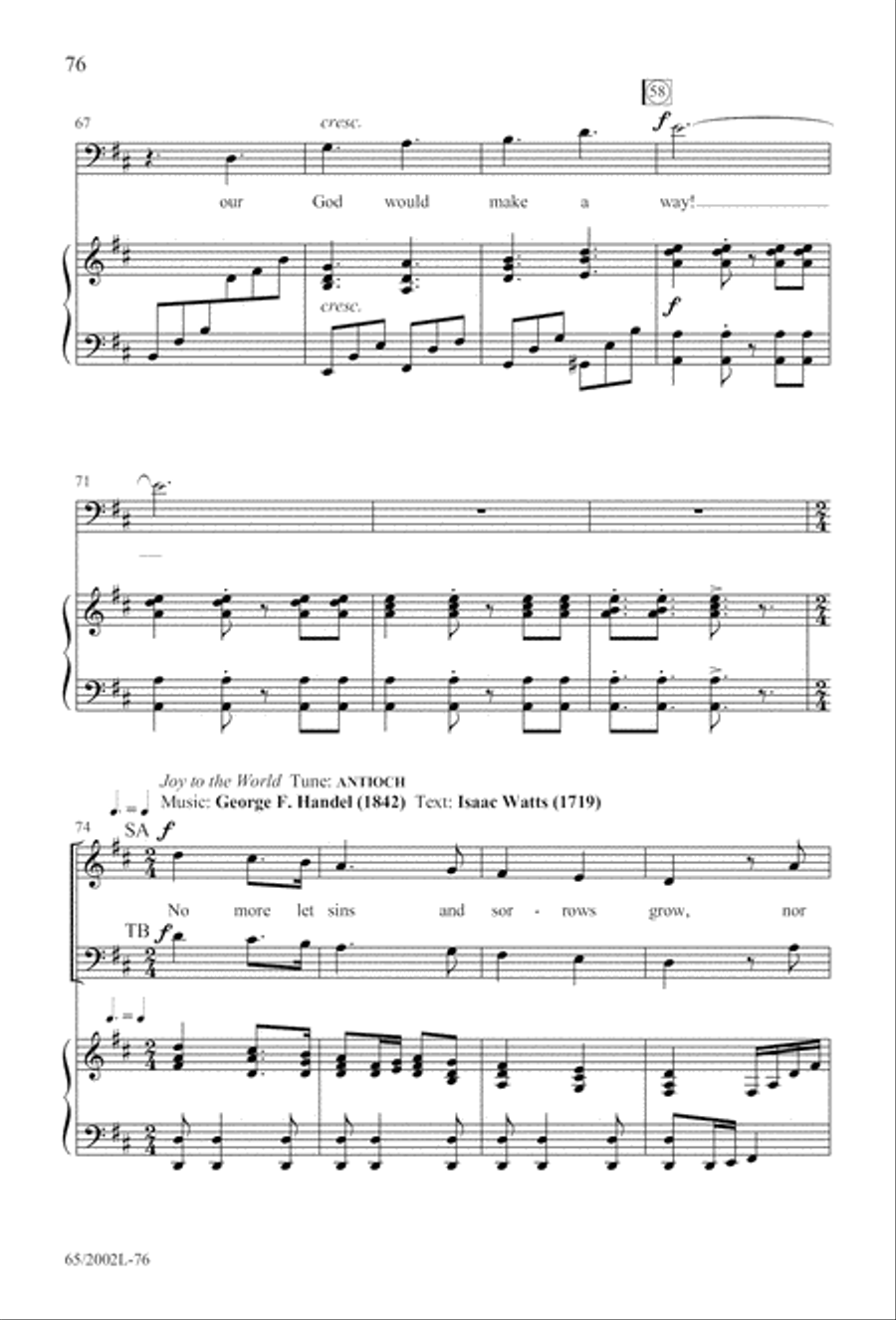 And This Shall Be a Sign And This Shall Be a Sign 4-Part scores gallery preview page 77