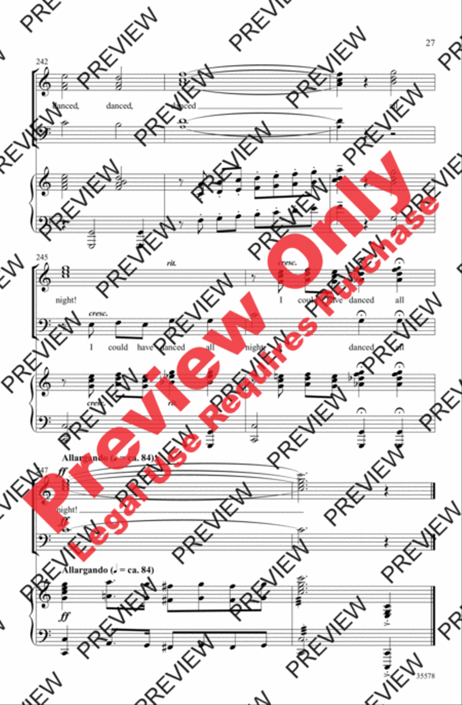 My Fair Lady My Fair Lady 3-Part scores gallery preview page 27