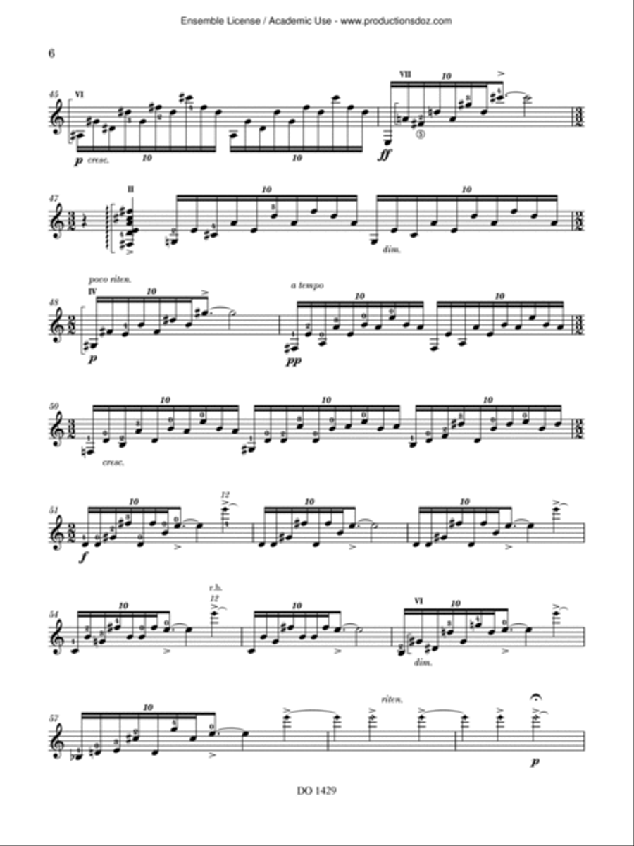 Lyrical Etudes, Book 1 Lyrical Etudes, Book 1 Classical Guitar scores gallery preview page 6