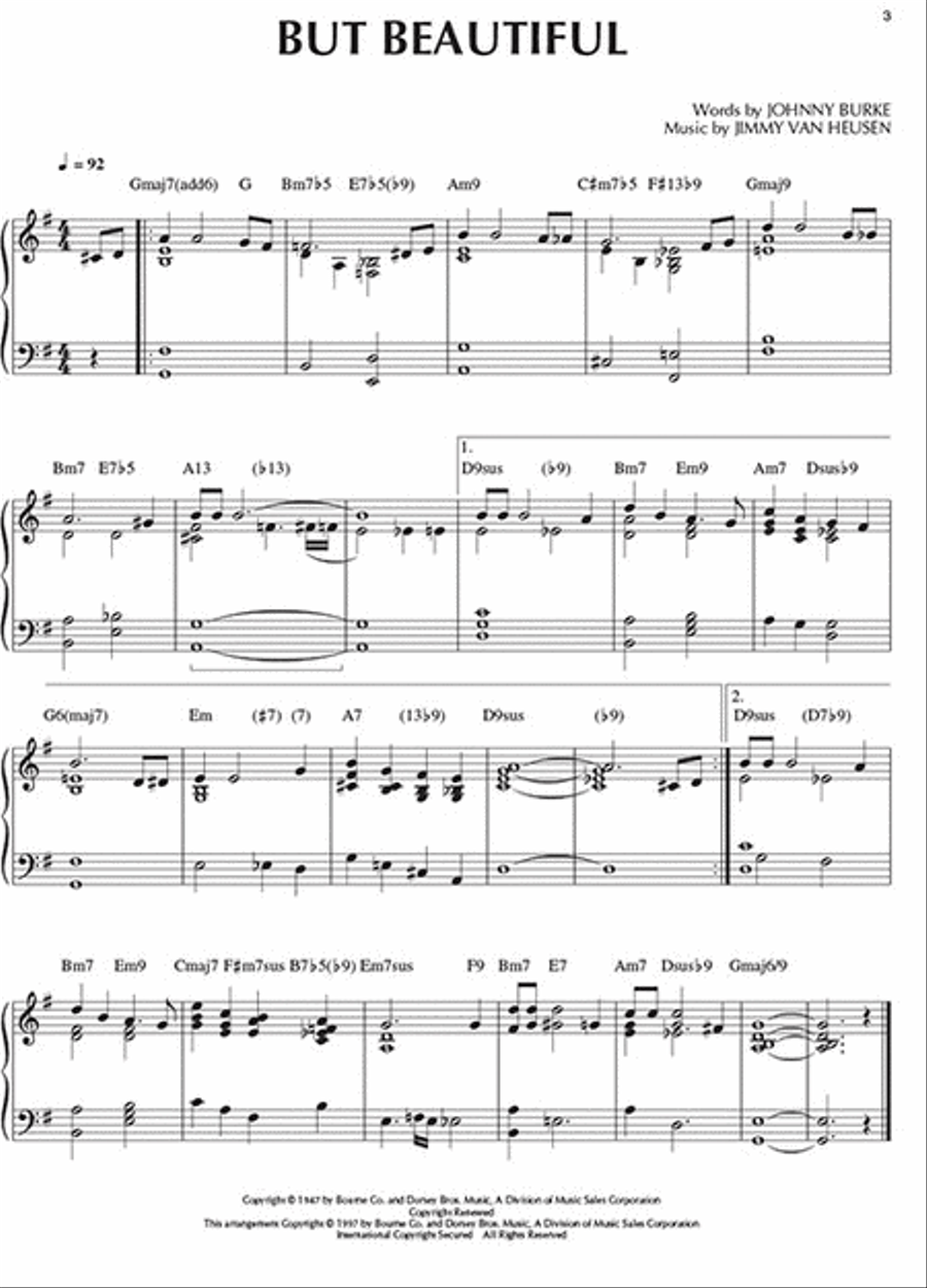 Jazz Standards for Piano Piano Solo scores gallery preview page 4