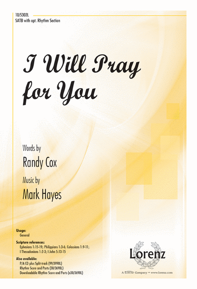 I Will Pray for You image number null