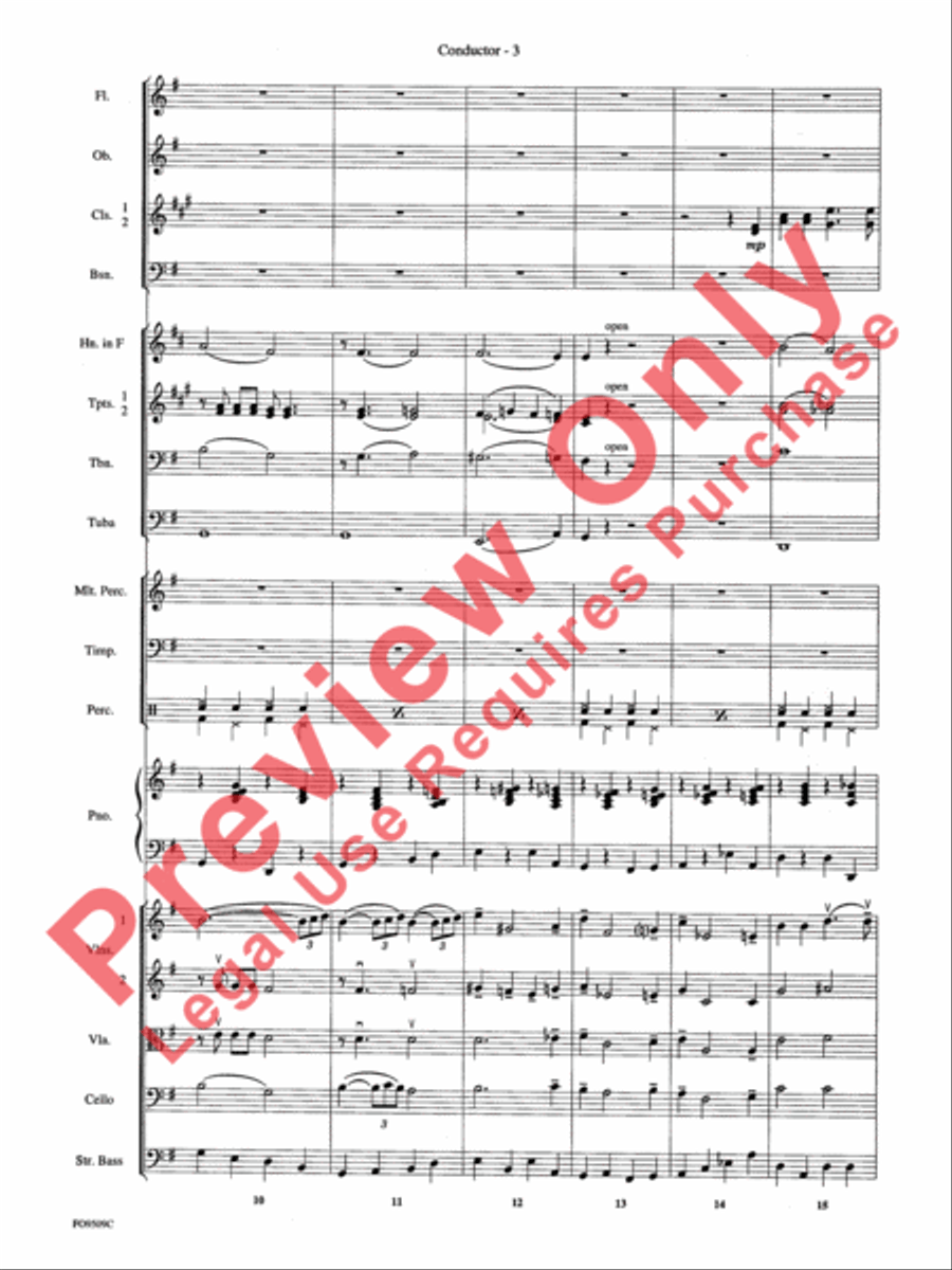 Moonlight Serenade Full Orchestra scores gallery preview page 5