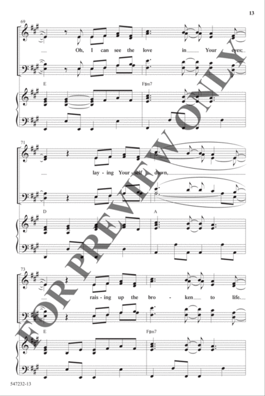 Broken Vessels (Amazing Grace) - Anthem 4-Part scores gallery preview page 12