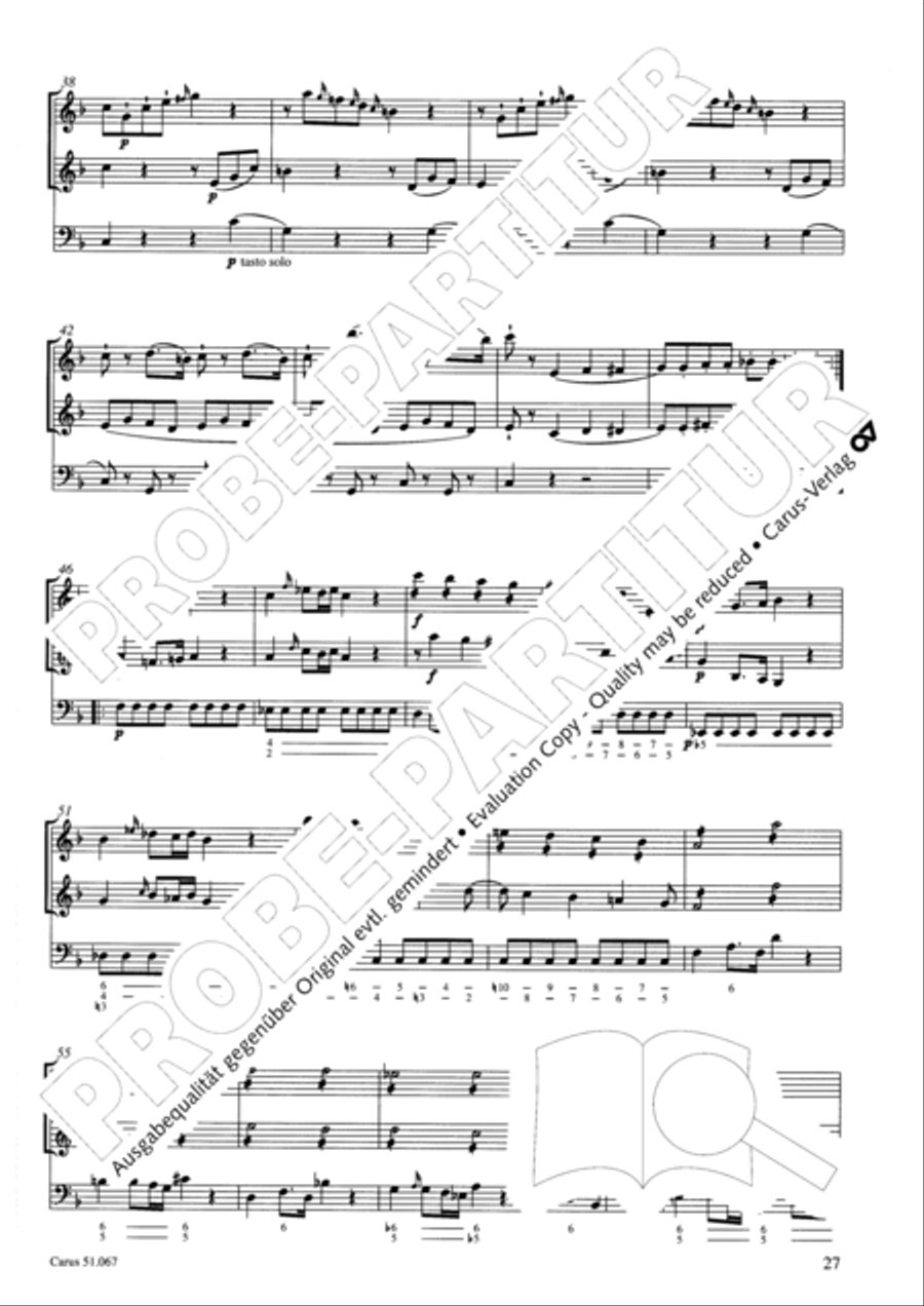 Church Sonatas Collection / Songbook scores gallery preview page 28