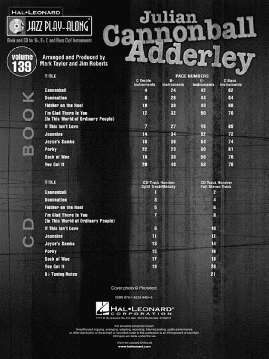 Julian "Cannonball" Adderley image number null