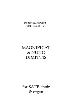 Book cover for Magnificat & Nunc Dimittis (SATB version)