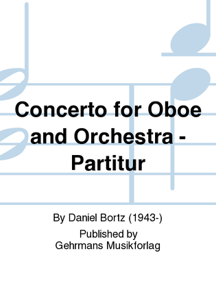 Concerto for Oboe and Orchestra - Partitur