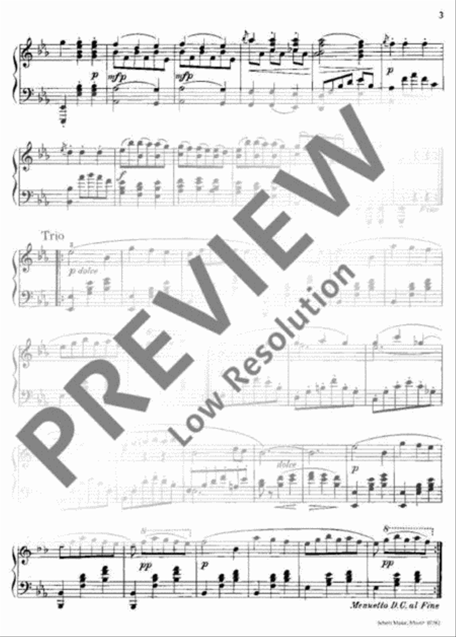 Minuet Minuet Piano Solo scores gallery preview page 4