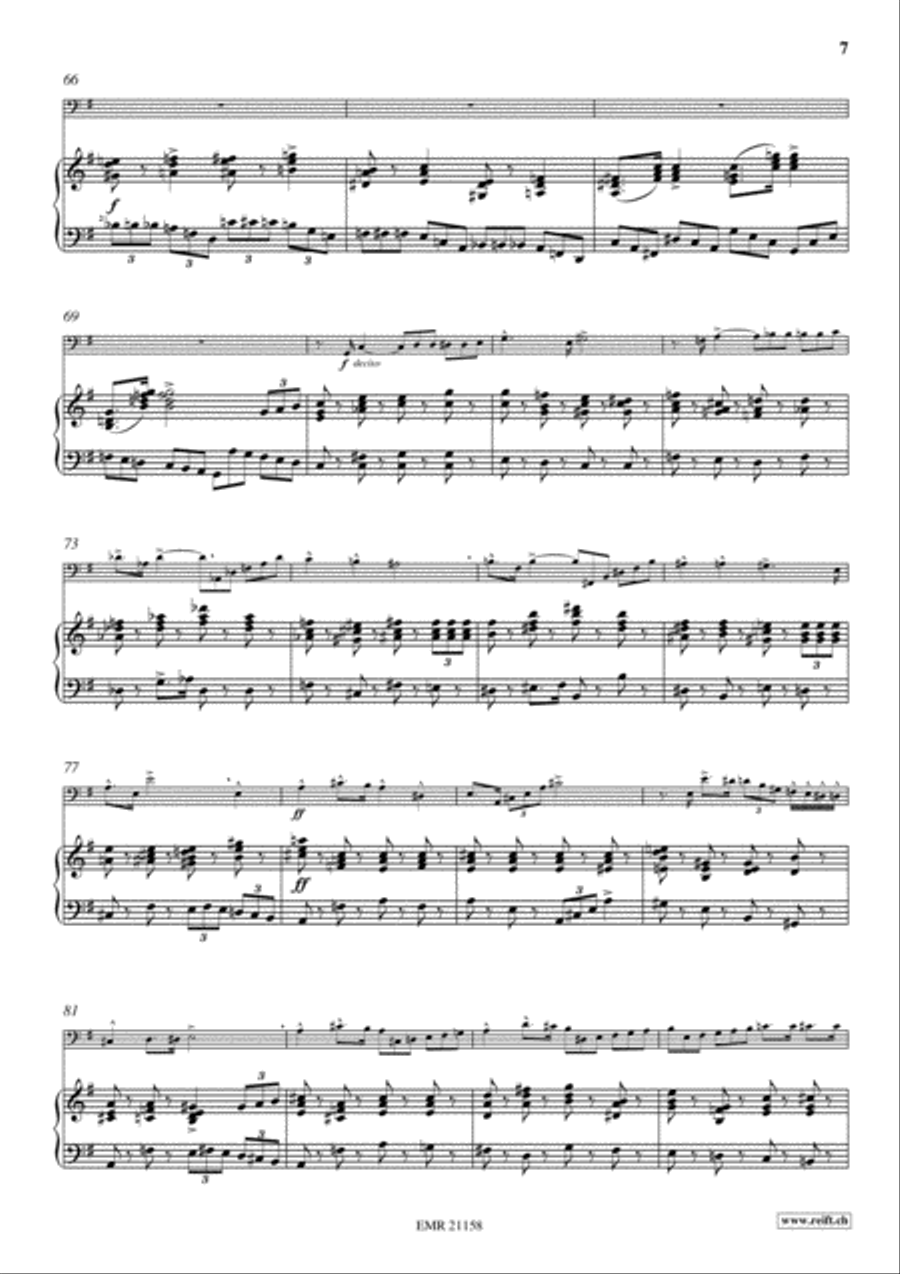 Concerto No. 2 Bass Trombone scores gallery preview page 7
