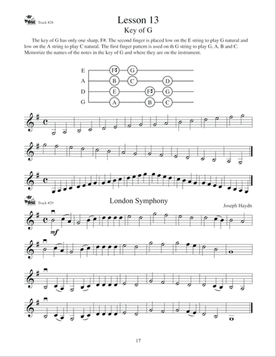 First Lessons Violin First Lessons Violin Violin scores gallery preview page 3