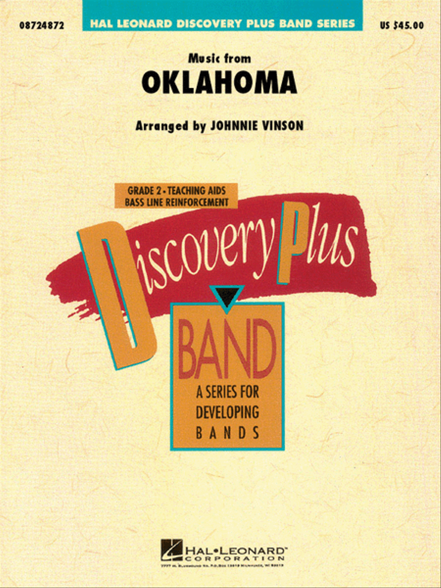 Music from Oklahoma Music from Oklahoma Concert Band scores gallery preview page 1