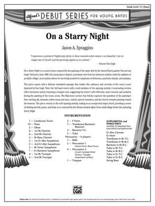 Book cover for On a Starry Night: Score