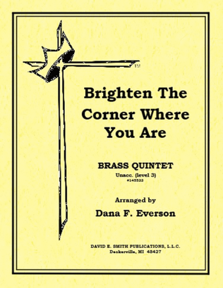 Book cover for Brighten The Corner Where You Are