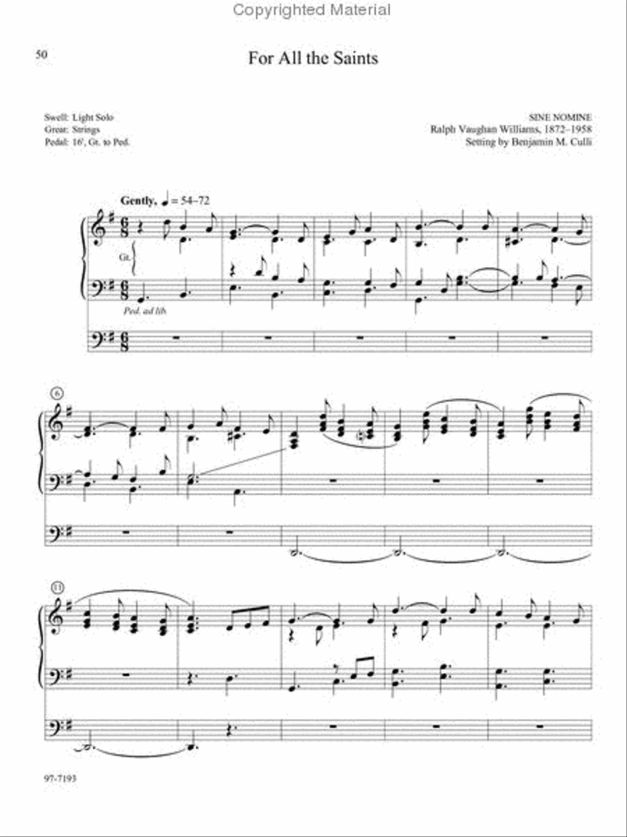 Musica Sacra: Easy Hymn Preludes for Organ, Vol. 5 image number null