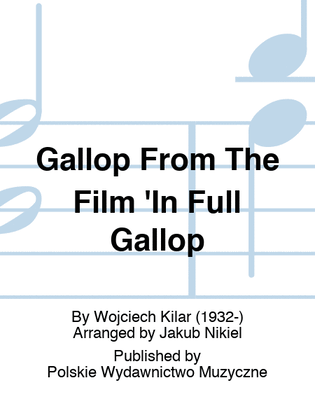 Gallop From The Film 'In Full Gallop