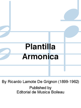 Plantilla Armonica