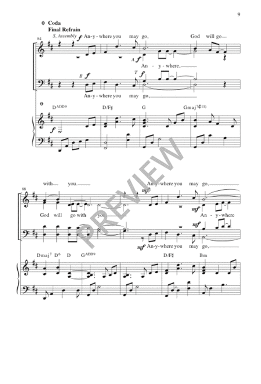 In the Morning, in the Evening 4-Part scores gallery preview page 10