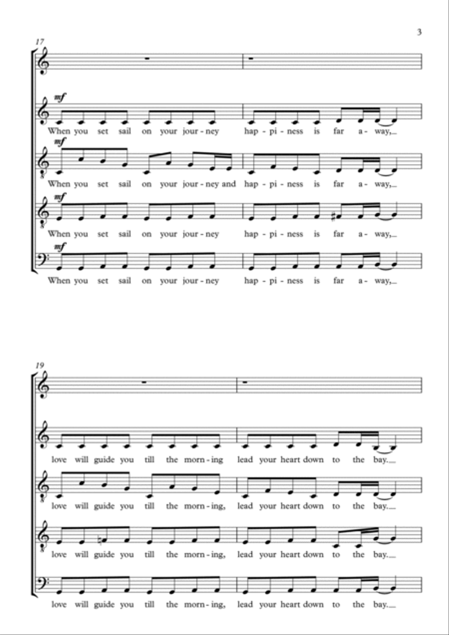 The Lighthouse Keeper The Lighthouse Keeper 4-Part scores gallery preview page 3