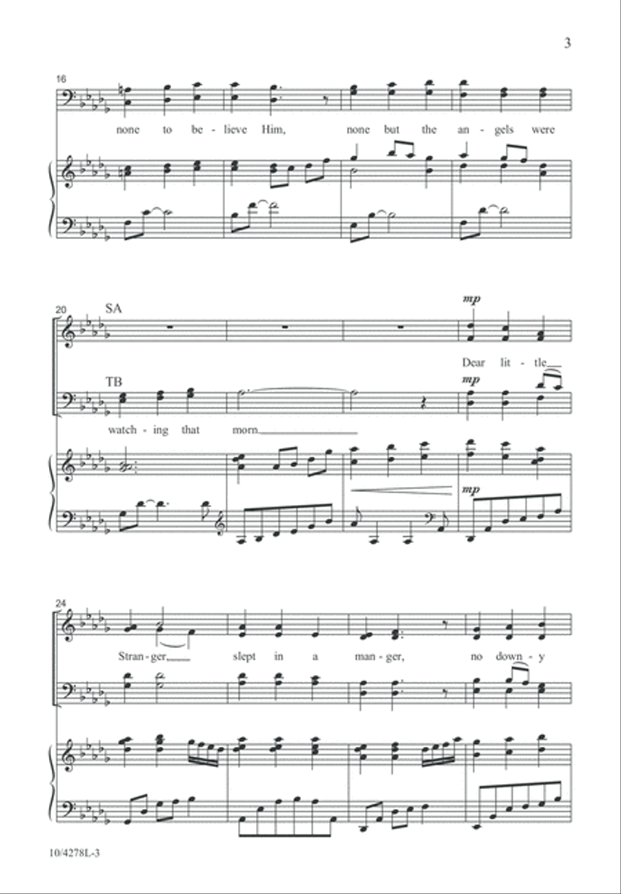 Dear Little Stranger Dear Little Stranger 4-Part scores gallery preview page 3