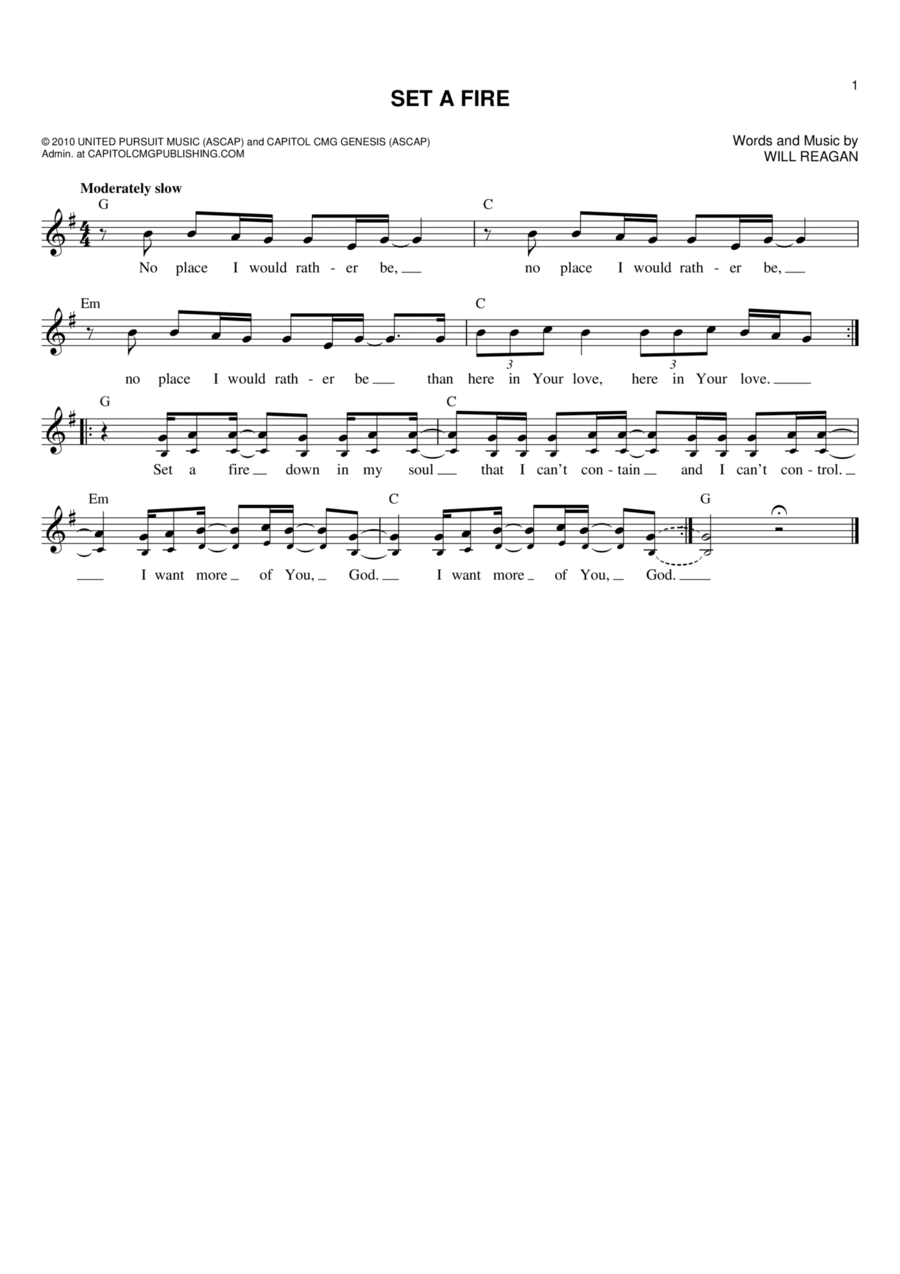 Set A Fire Set A Fire Flute scores gallery preview page 1