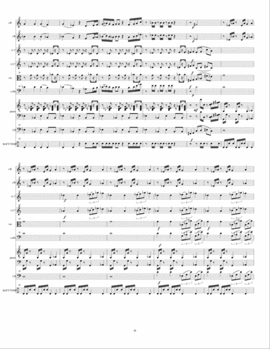 DANSE DU CERCLE OUVERT DANSE DU CERCLE OUVERT Chamber Orchestra scores gallery preview page 5