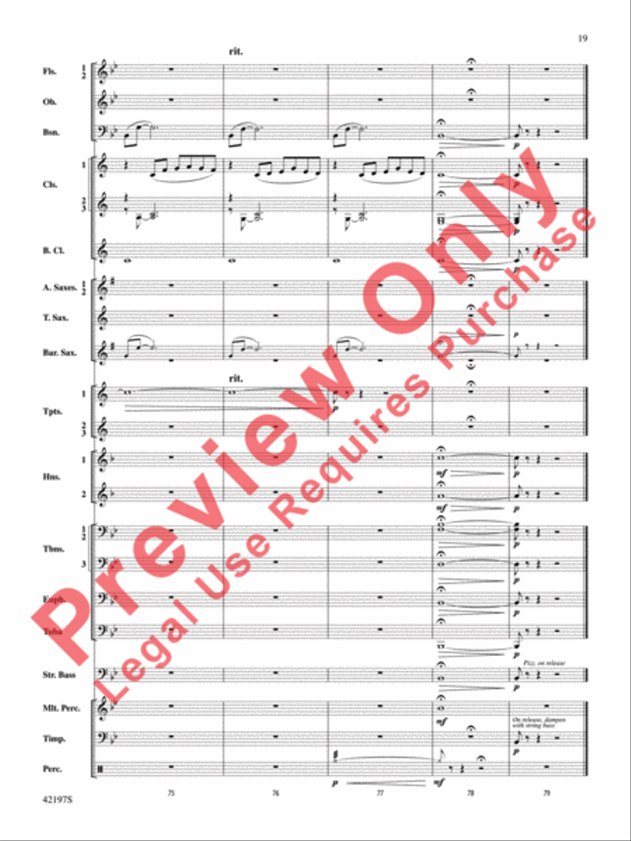Carrickfergus Carrickfergus Concert Band scores gallery preview page 20