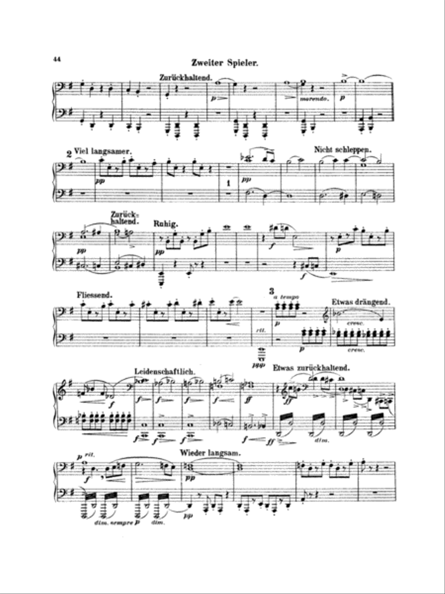 Mahler: Symphony No. 4, in G Major Piano Duet scores gallery preview page 3