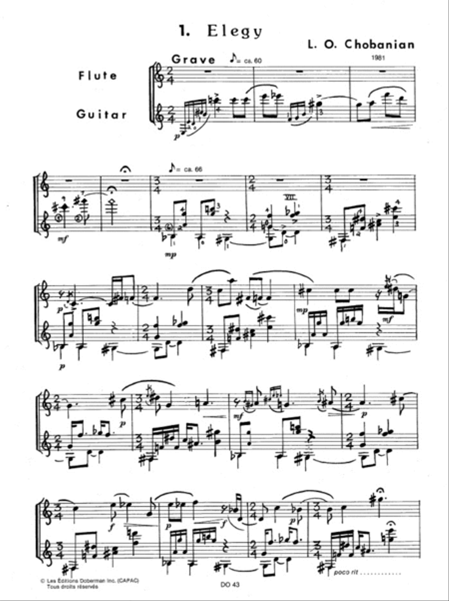 Sonnets (fl. / guit.) Sonnets (fl. / guit.) Flute scores gallery preview page 2