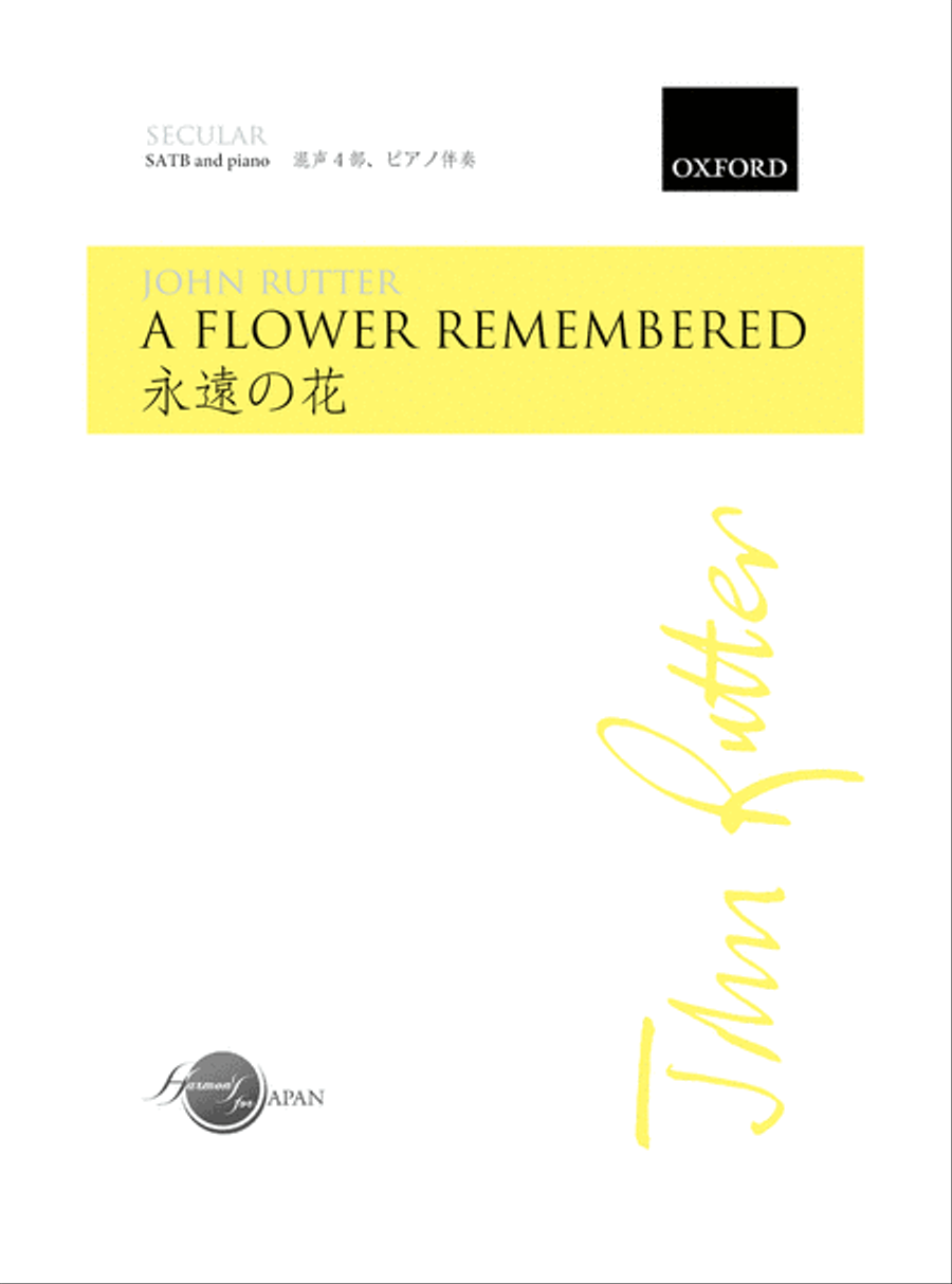 A flower remembered 4-Part scores gallery preview page 1