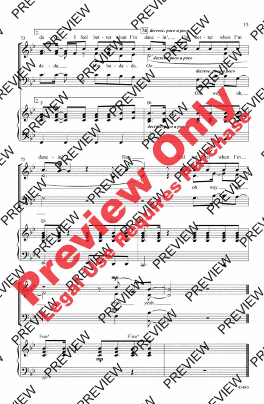 Better When I'm Dancin' 3-Part scores gallery preview page 14