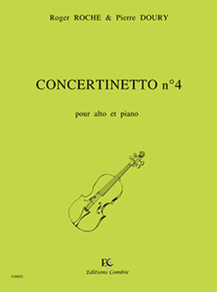 Concertinetto No. 4 Piano Accompaniment - Sheet Music