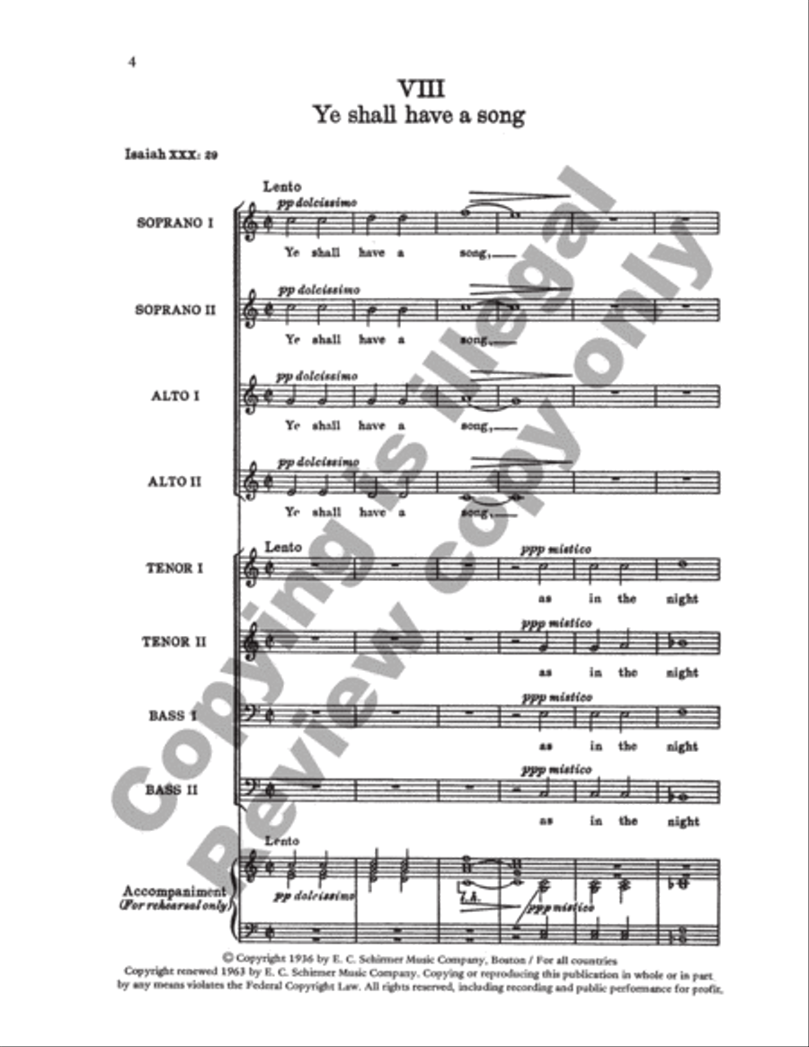 Have Ye Not Known? & Ye Shall Have a Song SSAATTBB scores gallery preview page 12