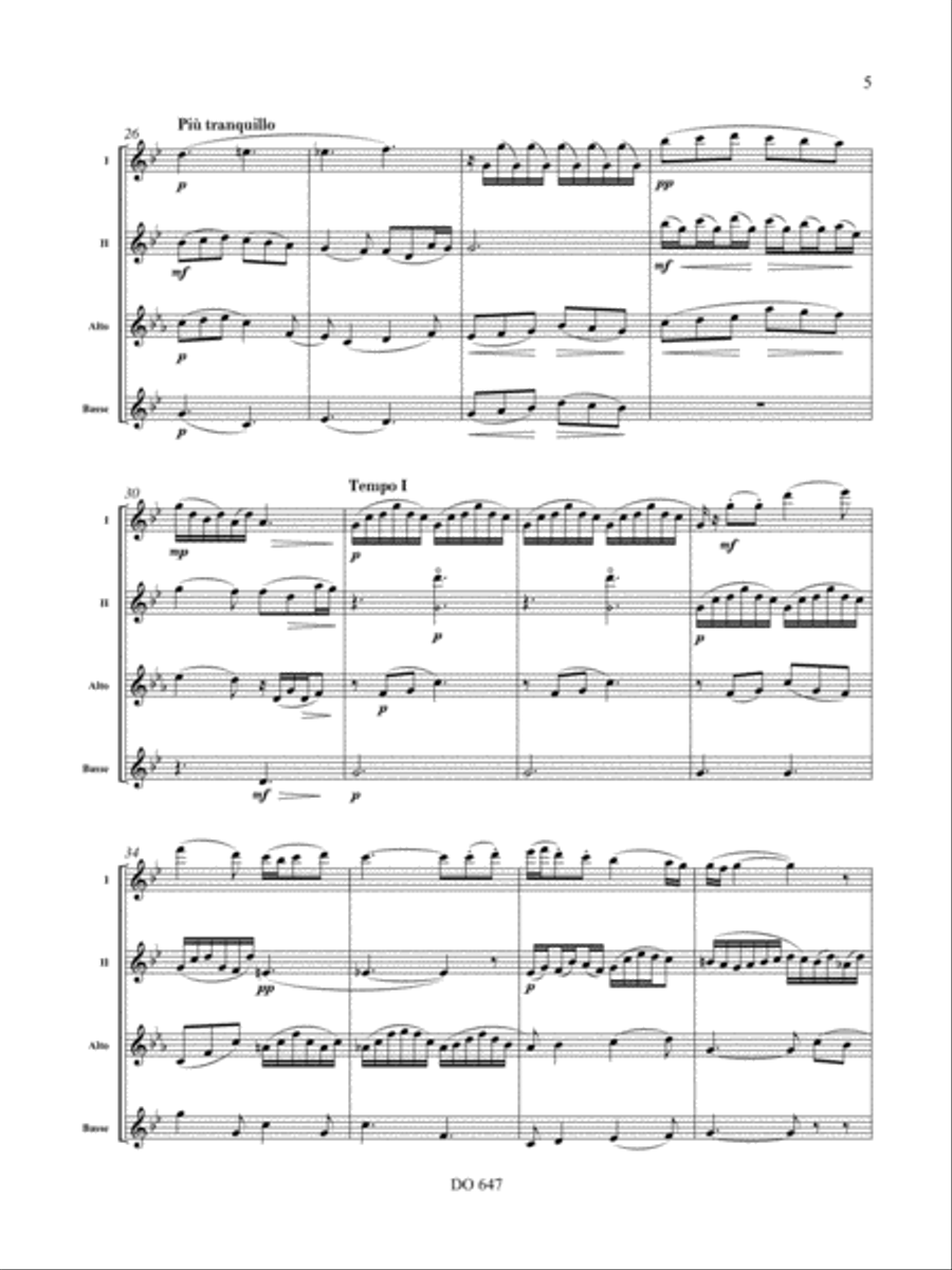 My Sweetheart My Sweetheart Flute Quartet scores gallery preview page 5