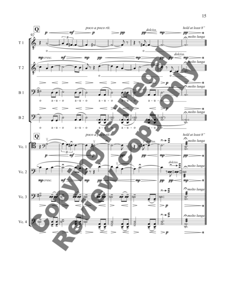 Vocalise (Full Score & Parts) image number null