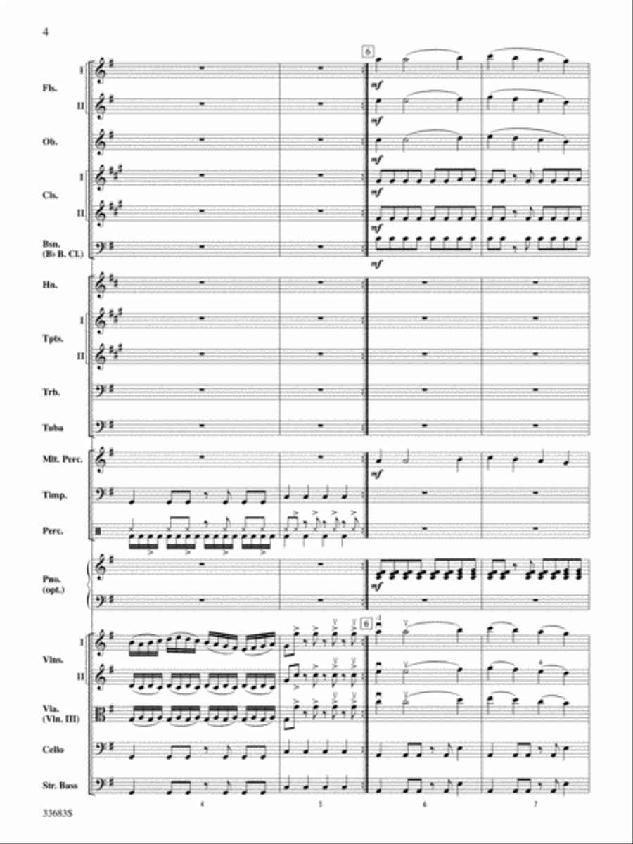 The Weasley Stomp (from Harry Potter and the Half-Blood Prince) Full Orchestra scores gallery preview page 3