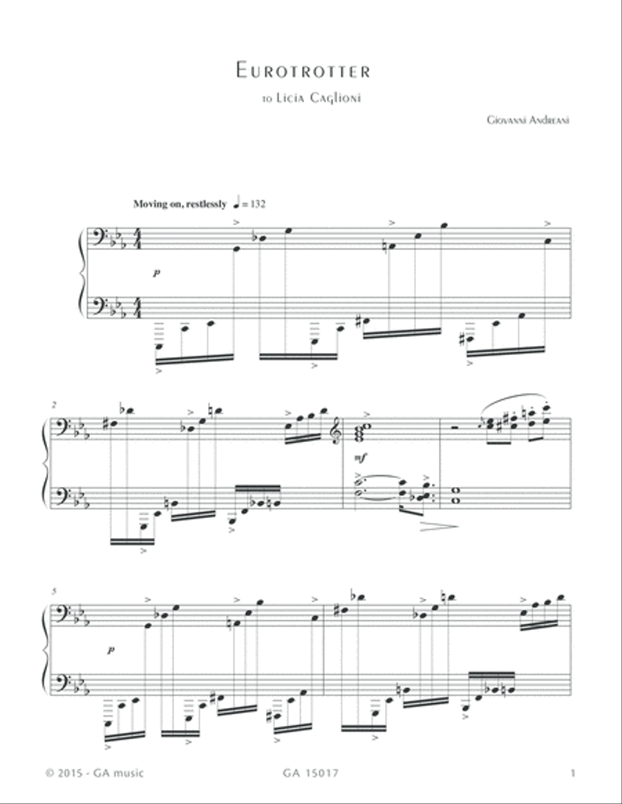 Eurotrotter Eurotrotter Piano Solo scores gallery preview page 3