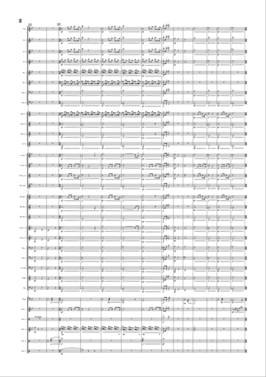 Night At The Museum - Score Only Concert Band scores gallery preview page 2