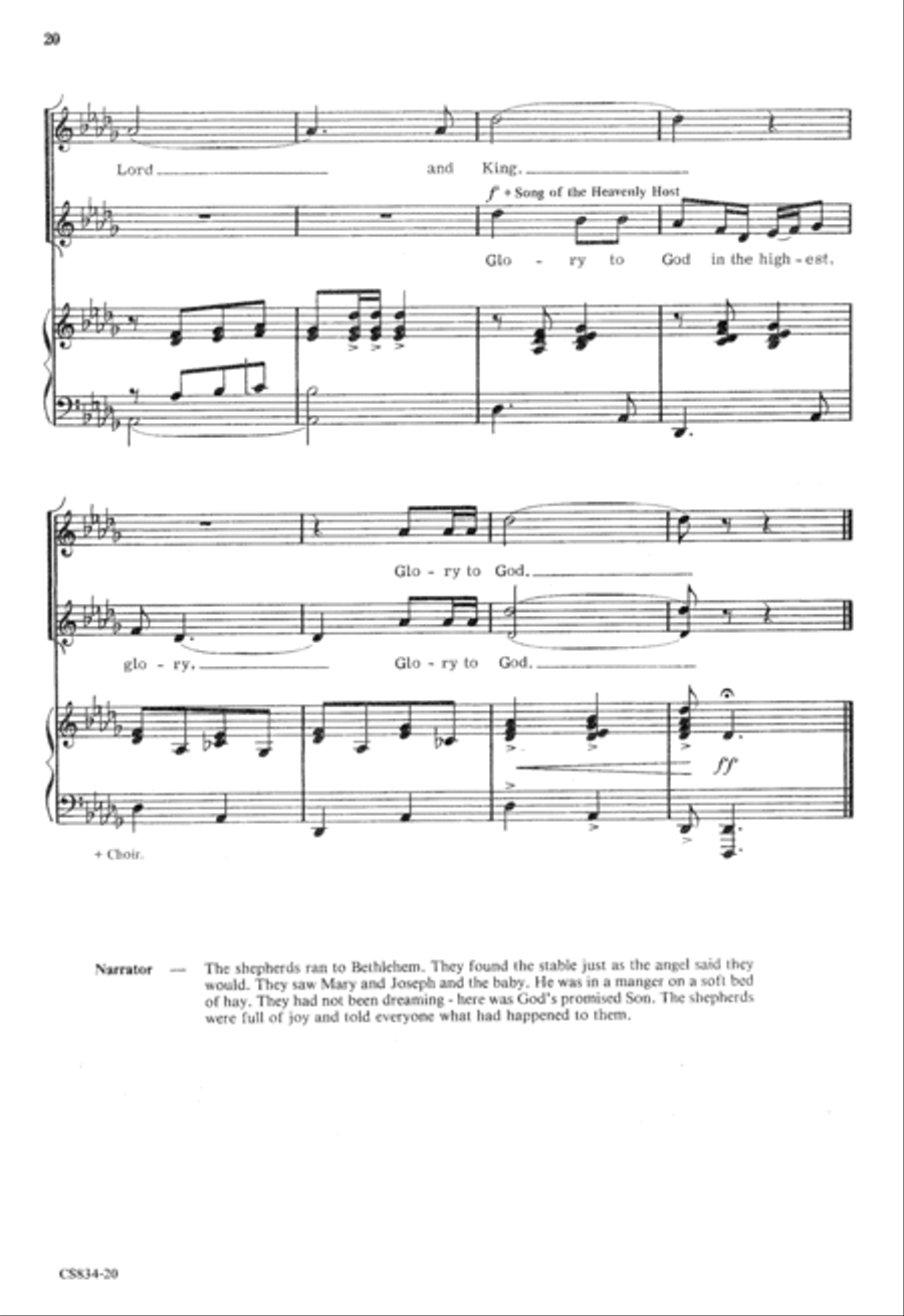 The Brightest Star Unison Choir scores gallery preview page 20