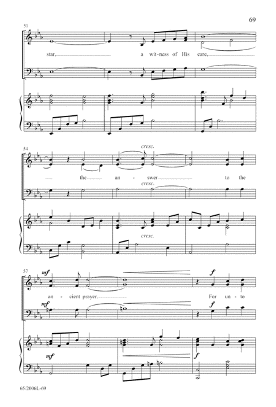 I Hear the Prophet Callin' 3-Part scores gallery preview page 70