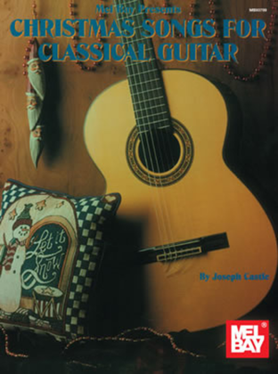 Book cover for Christmas Songs for Classical Guitar