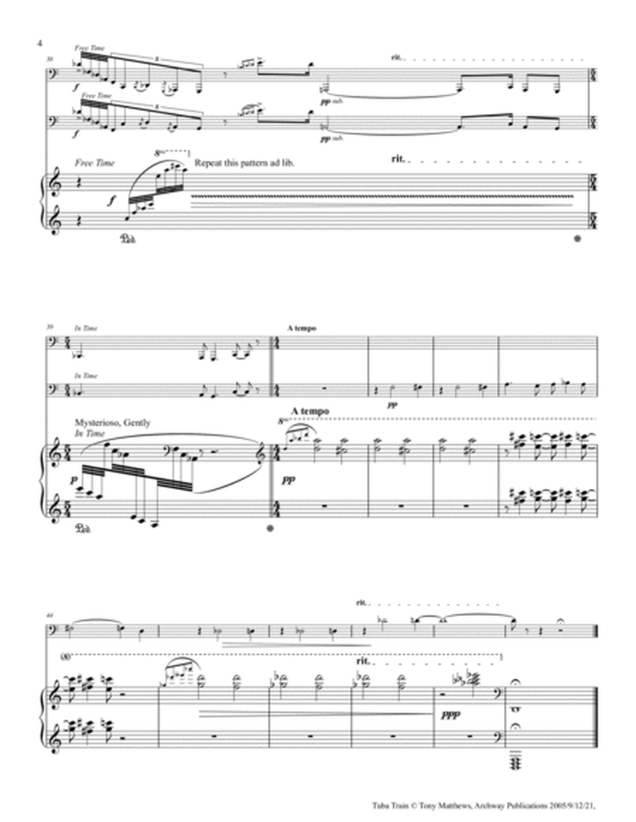 Tuba Train (Euphonium / Tuba & Piano) image number null