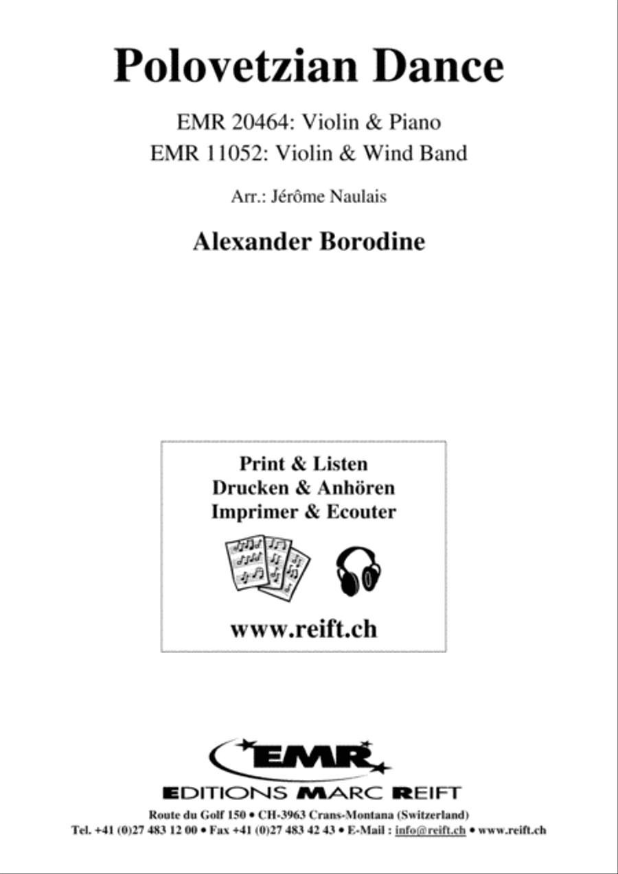 Polovetzian Dance Polovetzian Dance Violin Solo scores gallery preview page 1
