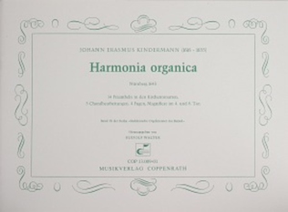 Book cover for Kindermann: Harmonia organica