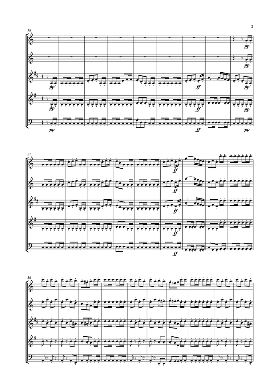 William Tell Overture for Wind Quintet (Intermediate version)