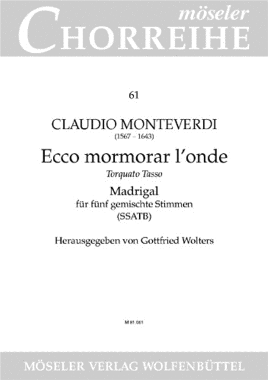 Ecco mormorar la!!onde Ecco mormorar la!!onde SSATB scores gallery preview page 1
