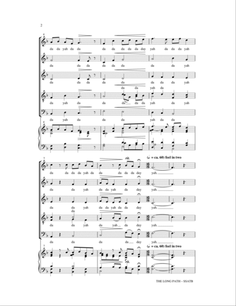 The Long Path The Long Path 4-Part scores gallery preview page 2