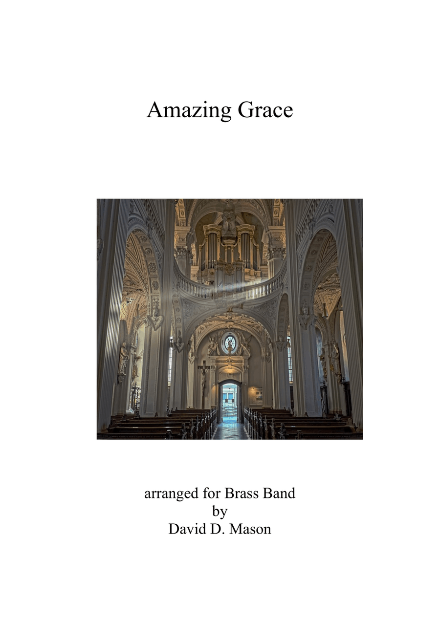 Amazing Grace Brass Ensemble scores gallery preview page 1